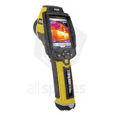 Infrared thermal imaging camera used in energy audits and air leakage inspections